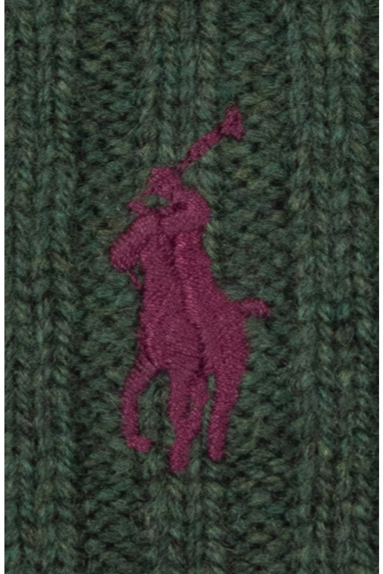 Cashmere Blend Cable Beanie, Alternate, color, LODGEPOLE PINE HTR