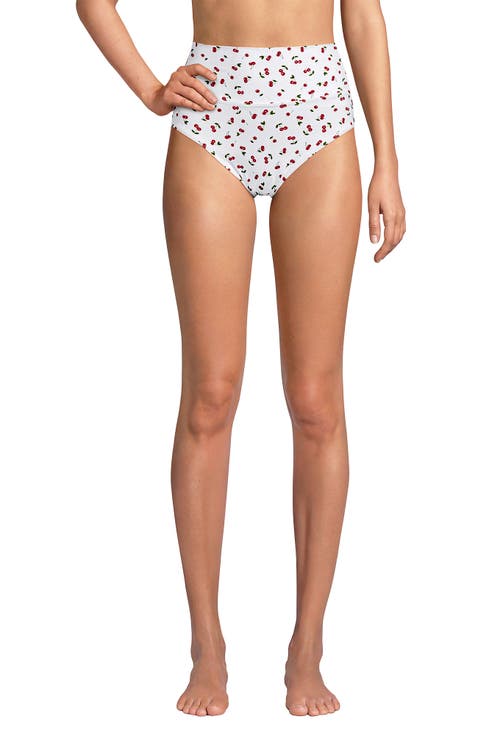 Chlorine Resistant Pinchless High Waisted Bikini Bottoms