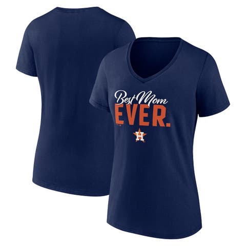 Women's Fanatics Branded Navy Houston Astros Mother's Day V-Neck T-Shirt