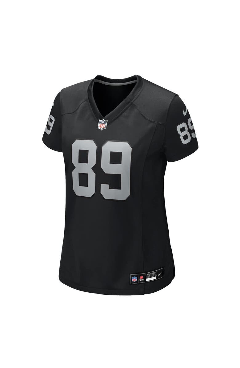 Nike Women's Nike Brock Bowers Black Las Vegas Raiders Team Game Jersey, Alternate, color, Black