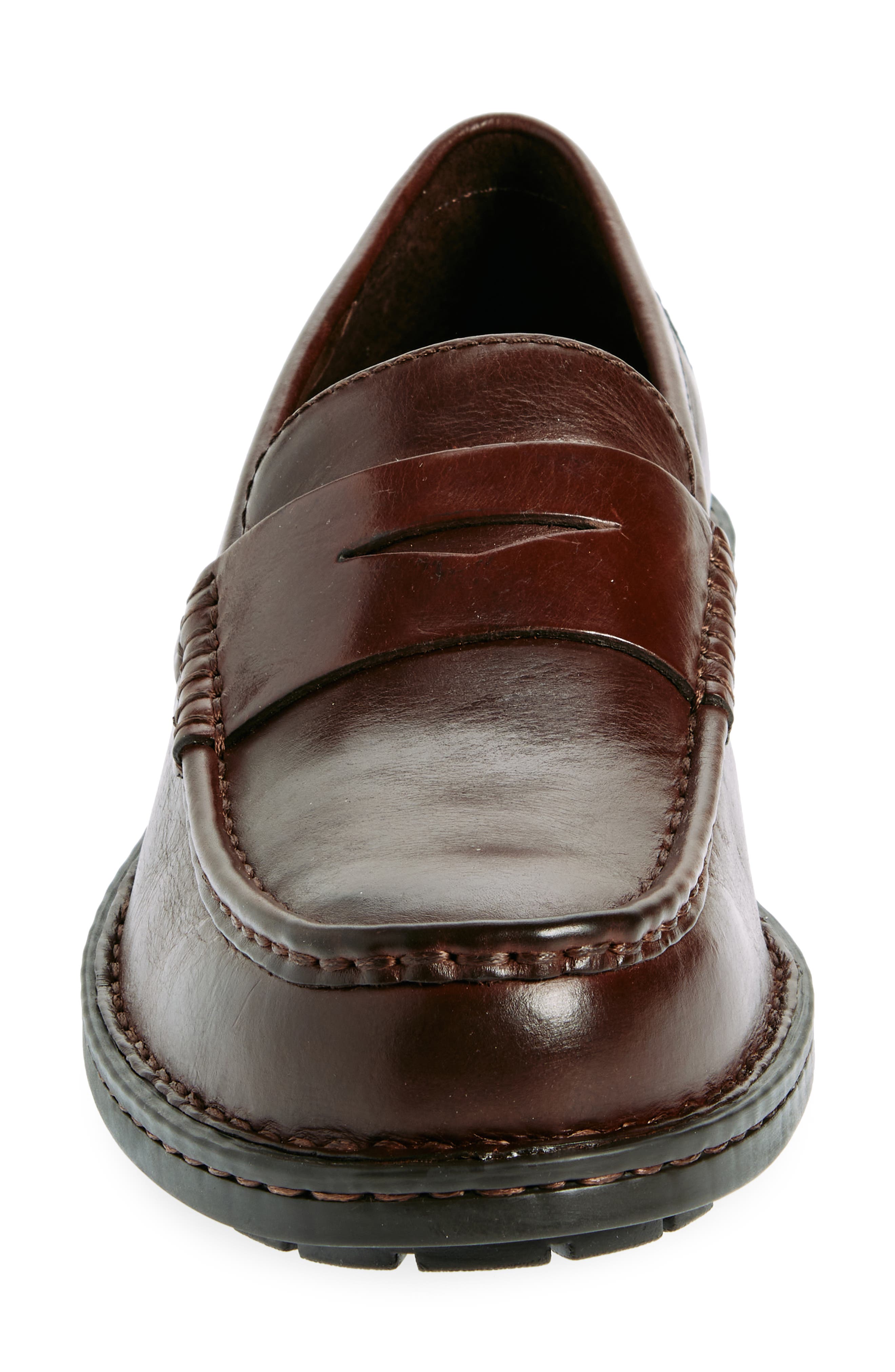 Børn Langley Penny Loafer, Alternate, color, Brown F/ G