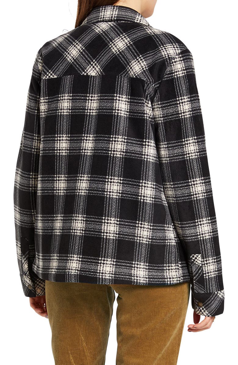 Volcom Plaid Dreams Shirt Jacket, Alternate, color,