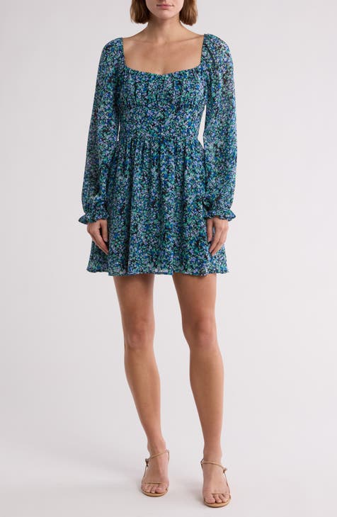 Floral Long Sleeve Dress