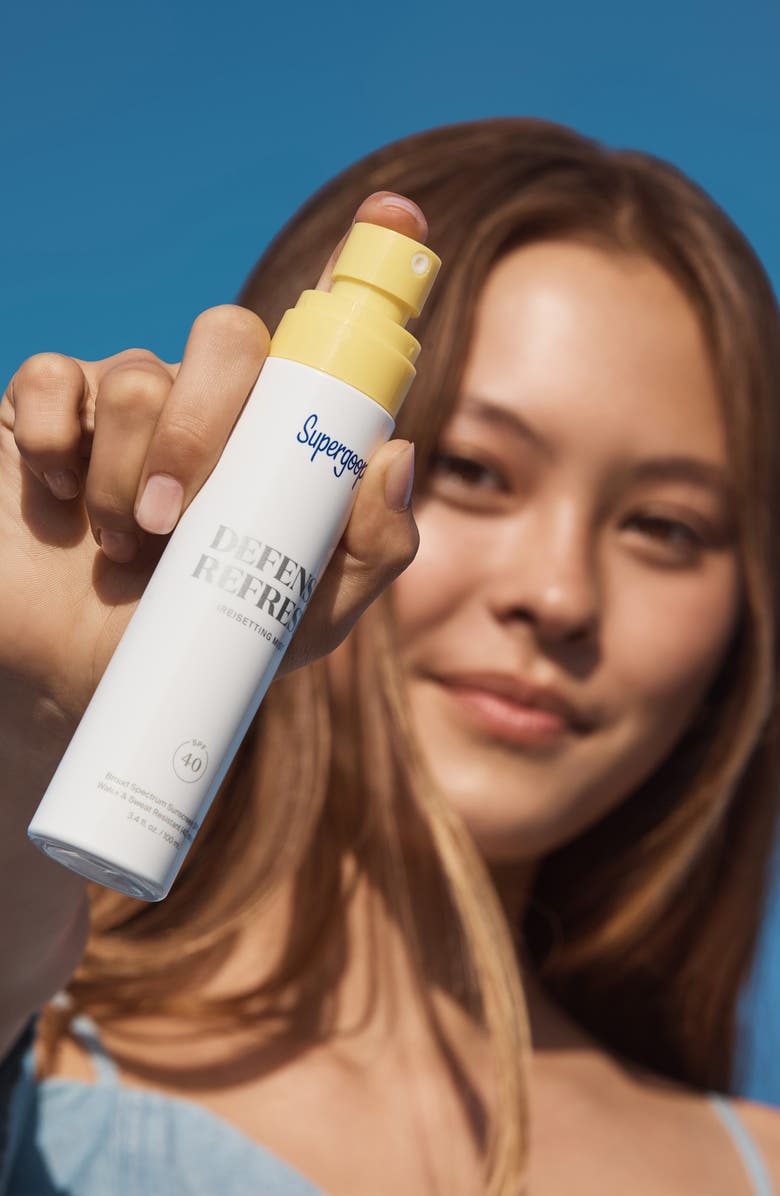 Supergoop!<sup>®</sup> Defense Refresh (Re)setting Mist SPF 40 Sunscreen, Alternate, color, 