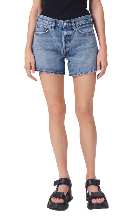 Parker Long Relaxed Organic Cotton Denim Shorts (Occurrence)