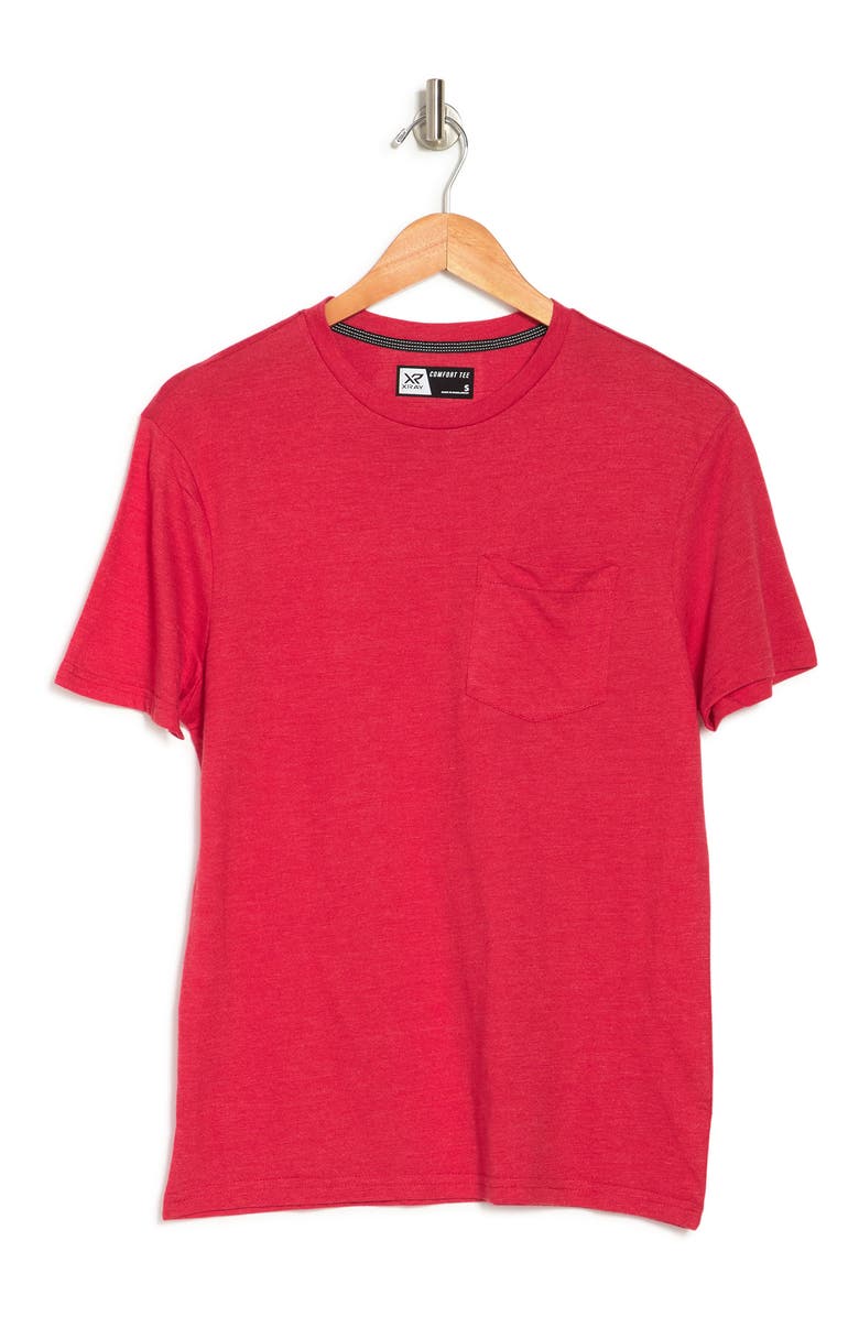 XRAY Crewneck Pocket T-Shirt, Alternate, color, Red