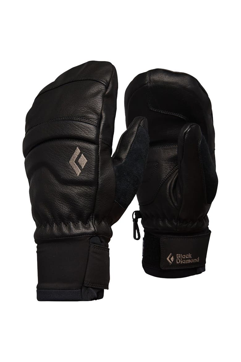 Spark Mitten, Alternate, color, Black/Black