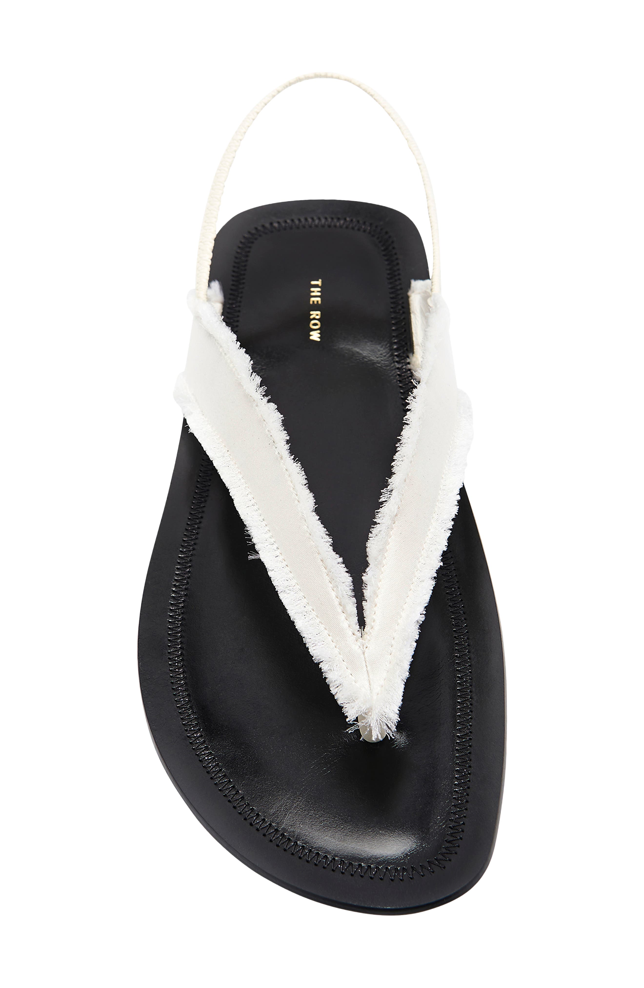 The Row Fray Flat Slingback Sandal, Alternate, color, 