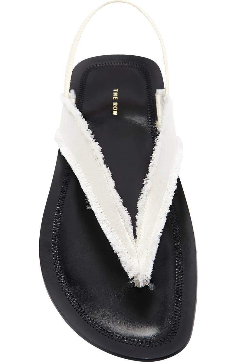 The Row Fray Flat Slingback Sandal, Alternate, color,