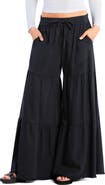 Billy T Fancy Cotton Blend Tiered Pants