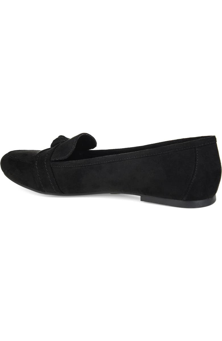 Journee Collection Marci Knotted Strap Loafer - Wide Width Available, Alternate, color, Black