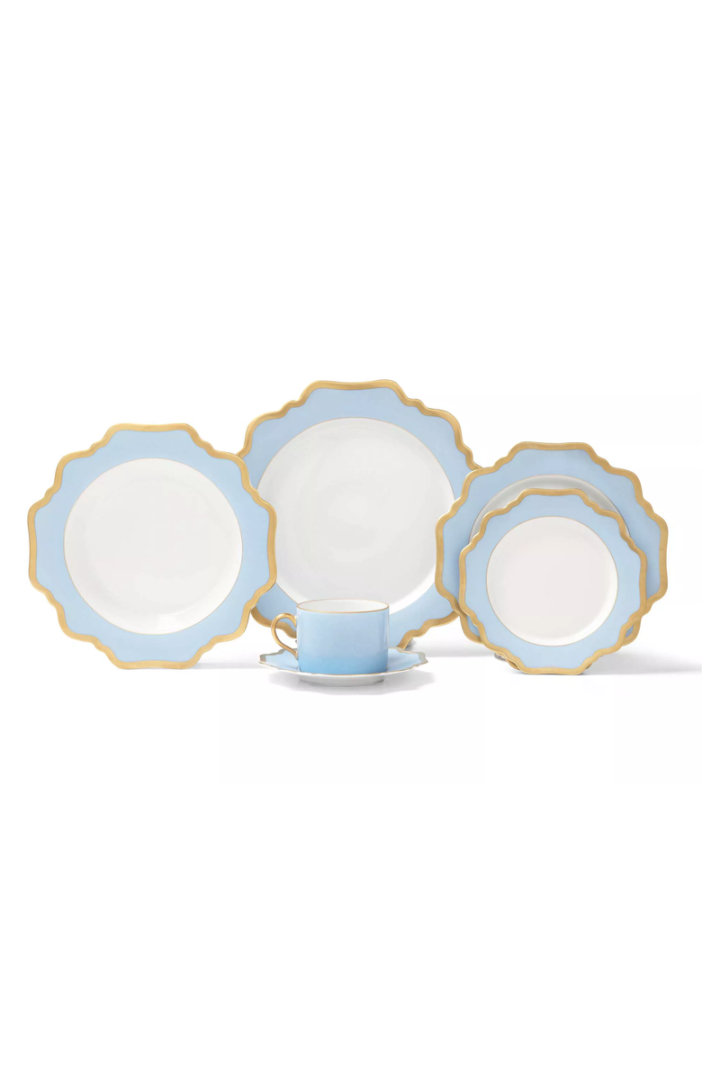 Anna Weatherley Anna's Palette Dinner Plate, Alternate, color, Sky Blue