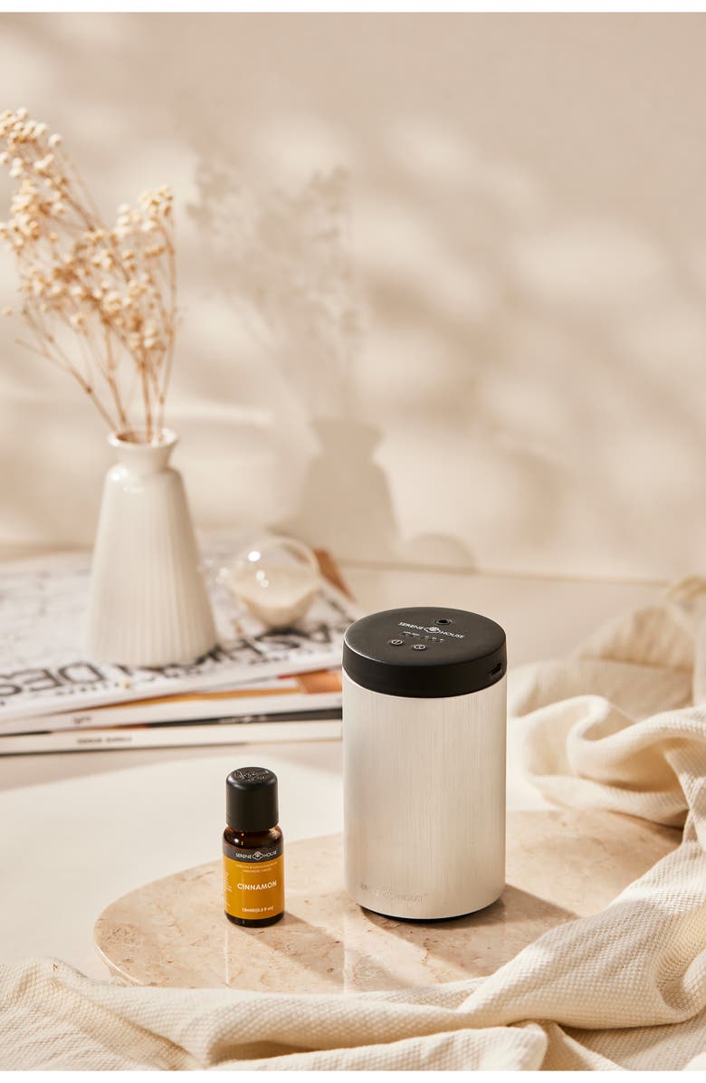 SERENE HOUSE Waterless Diffuser, Alternate, color, Silver