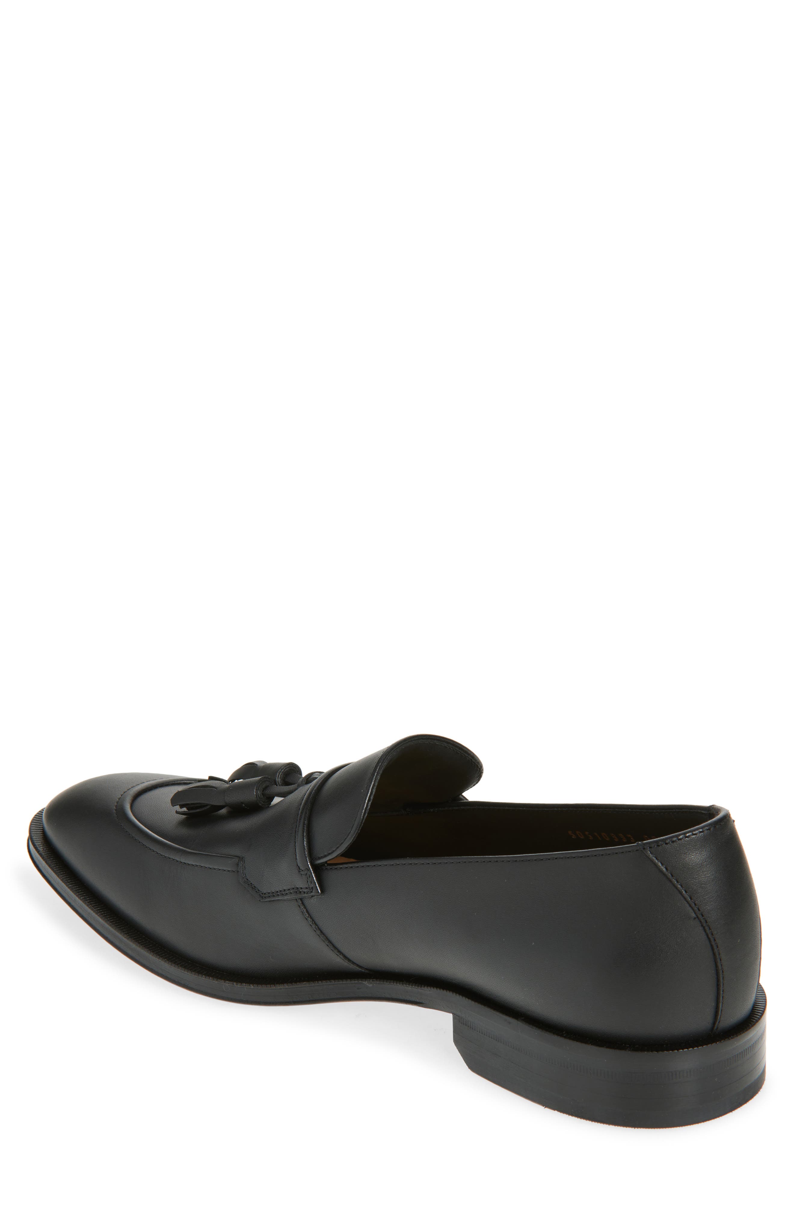 BOSS Derrek Tassel Loafer, Alternate, color, Black