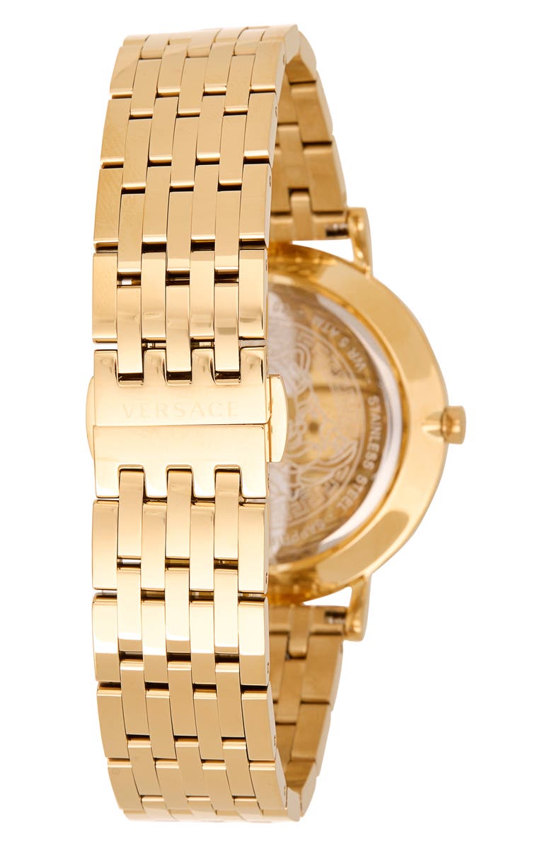 Versace V-Eternal Bracelet Watch, 44mm, Alternate, color, Gold