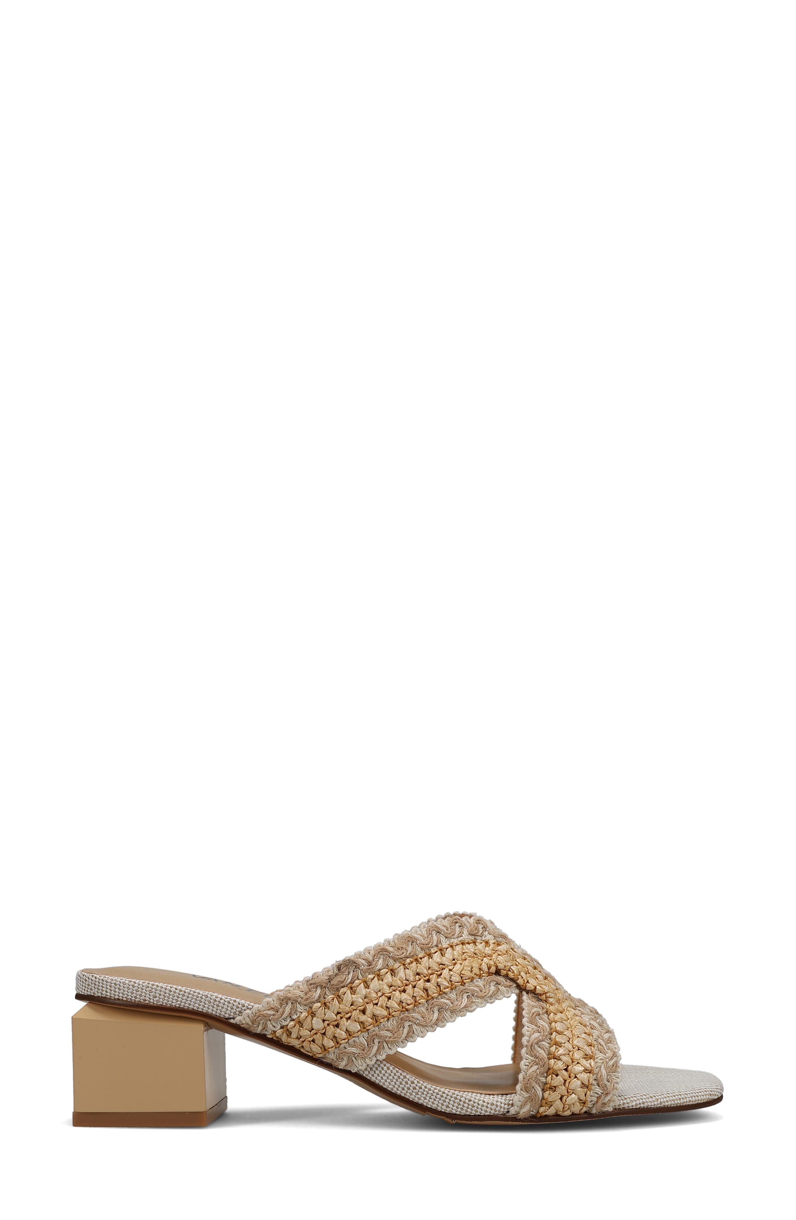 VANELi Cyndia Block Heel Sandal, Alternate, color, Cream