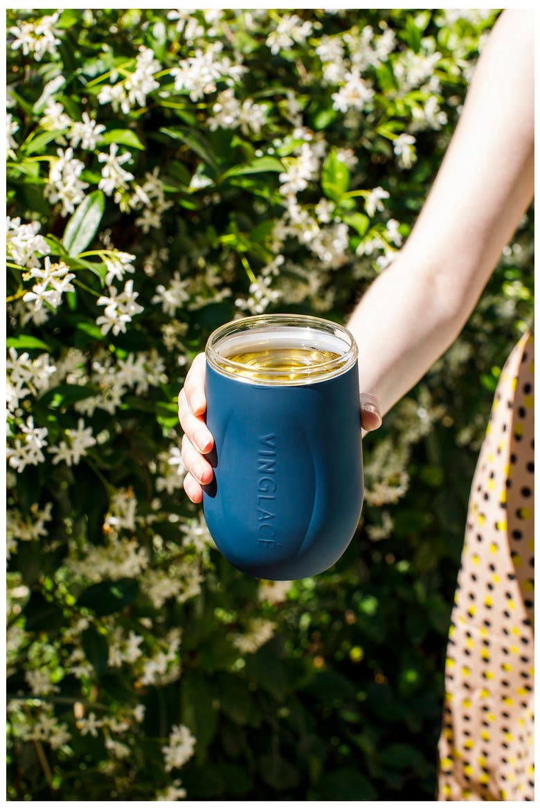 Wine Bottle Chiller & Tumbler Gift Set, Alternate, color, NAVY