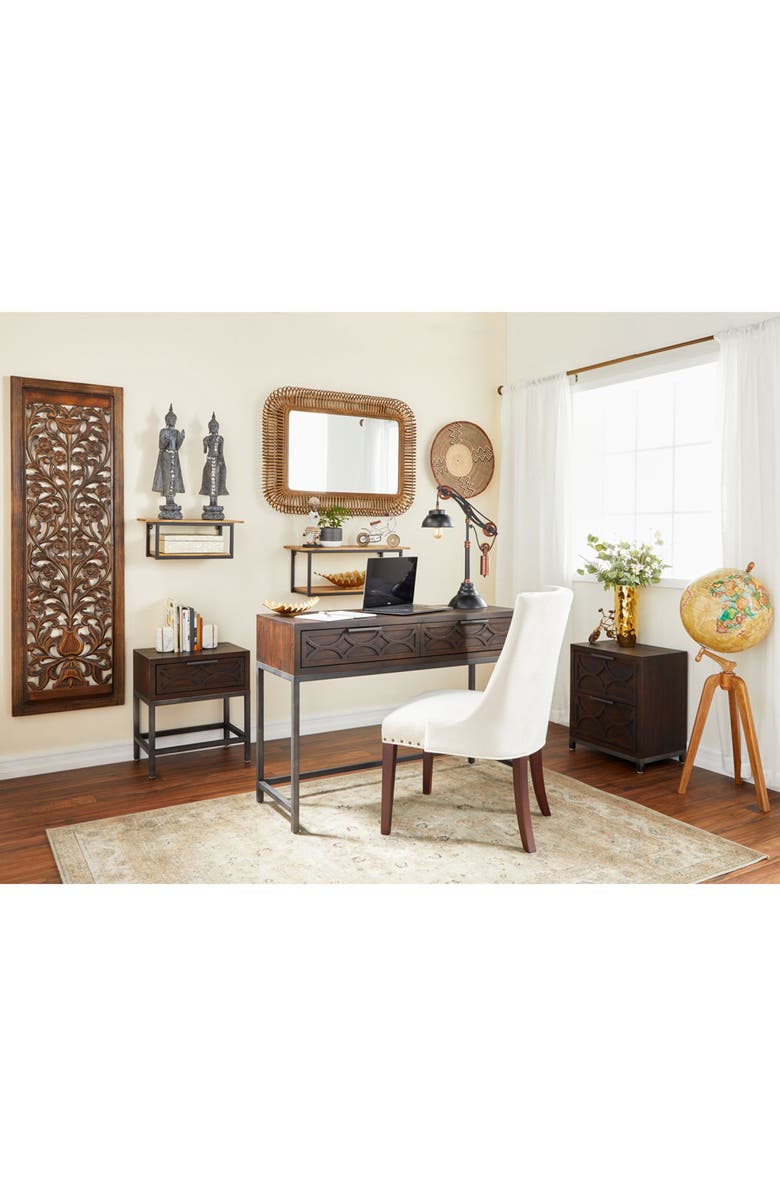 WILLOW ROW Small Handcrafted Cowrie Shell & Green Bead Woman Doll, Alternate, color, 