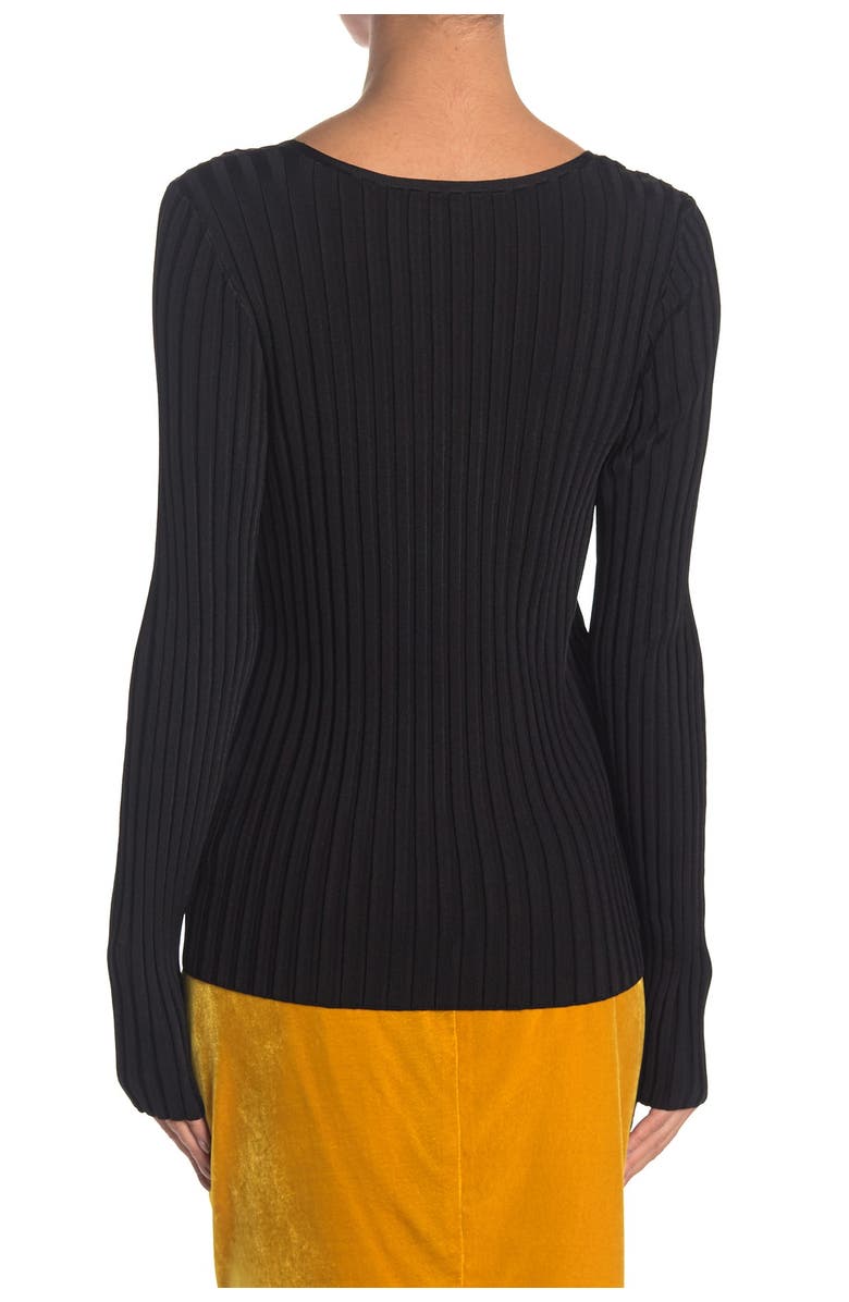 Veronica Beard Clara Ribbed Top, Alternate, color, 