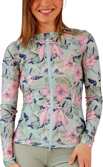 Long Sleeve Full Zip Rash Guard
