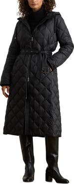 Lauren Ralph Lauren Belted Quilted Coat