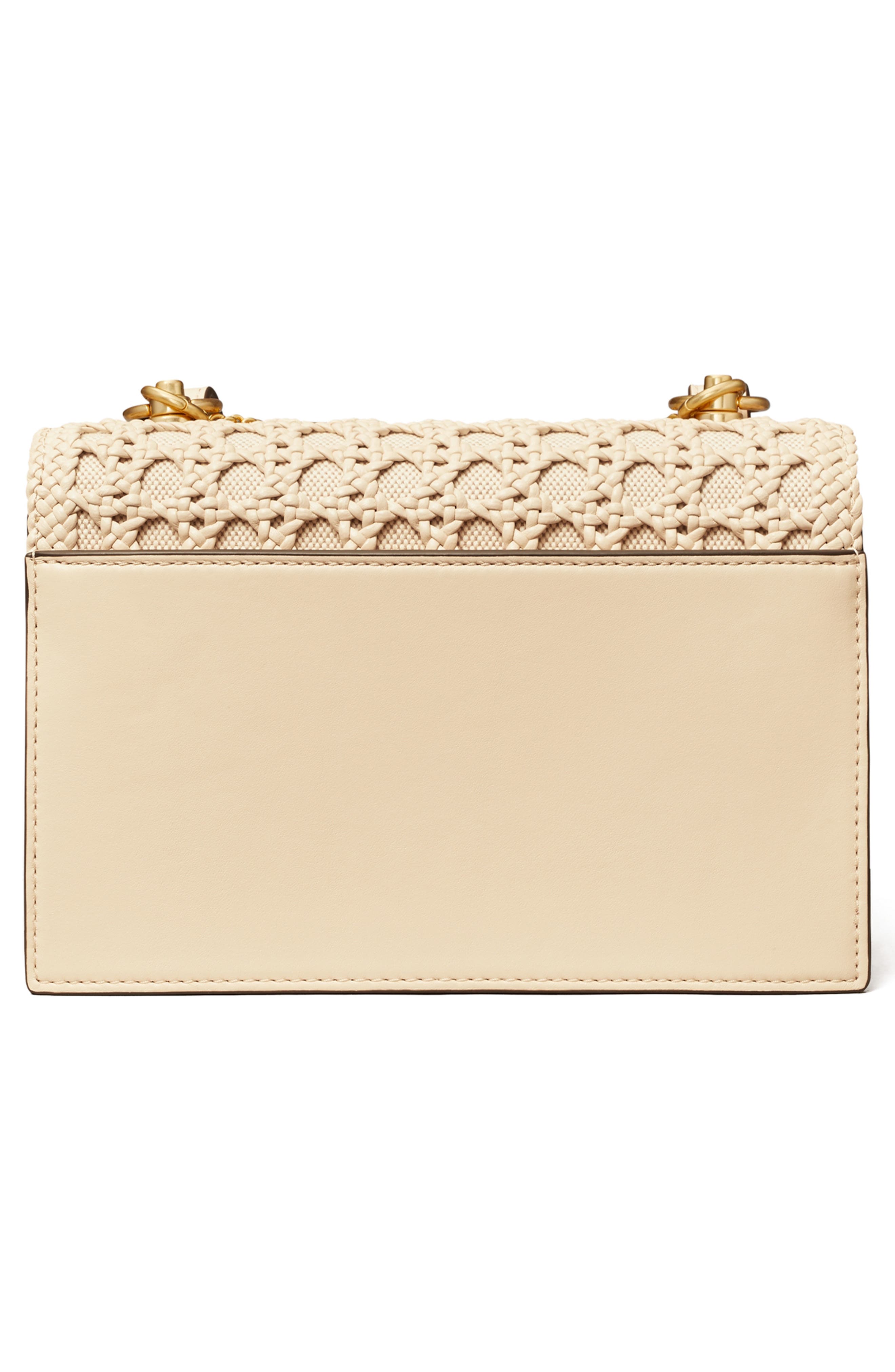 Tory Burch Miller Basketweave Leather Shoulder Bag, Alternate, color, 