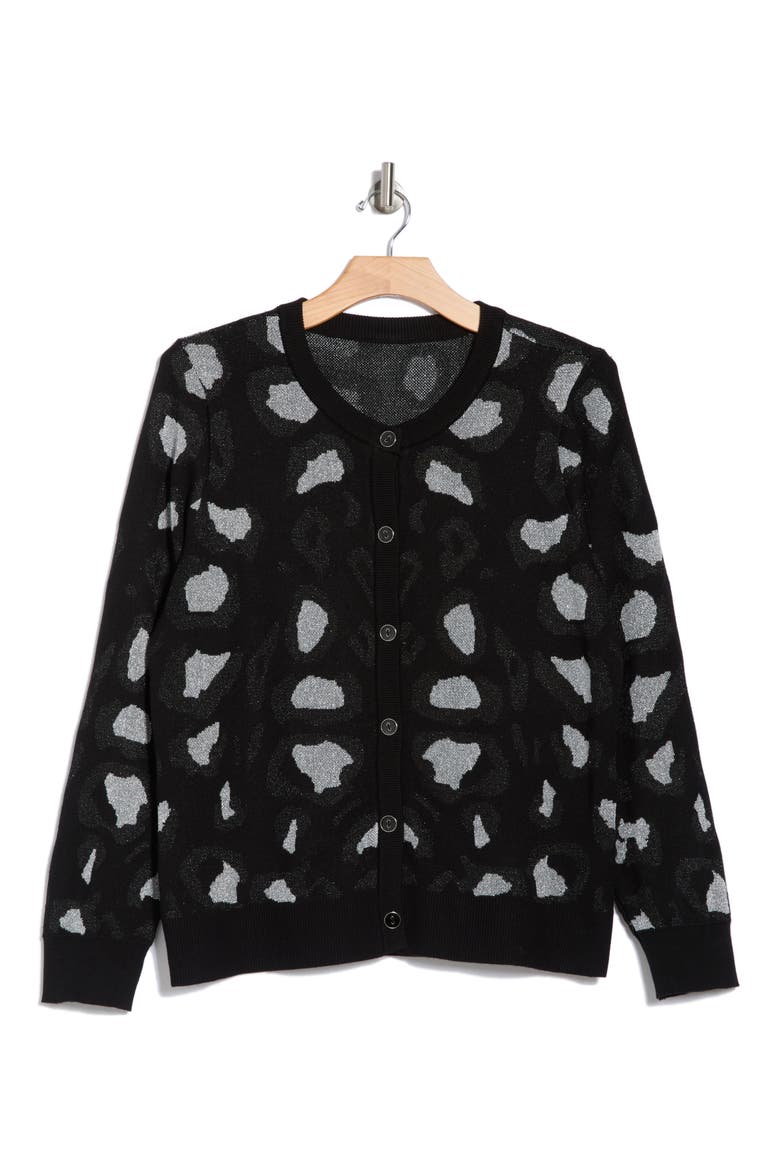 Cheetah Print Cardigan, Alternate, color, LION KING CHEETAH
