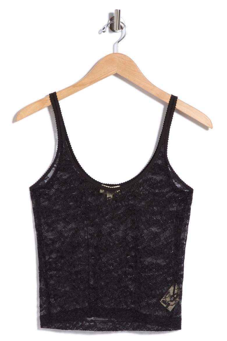 Vinka Lace Tank, Alternate, color, BLACK