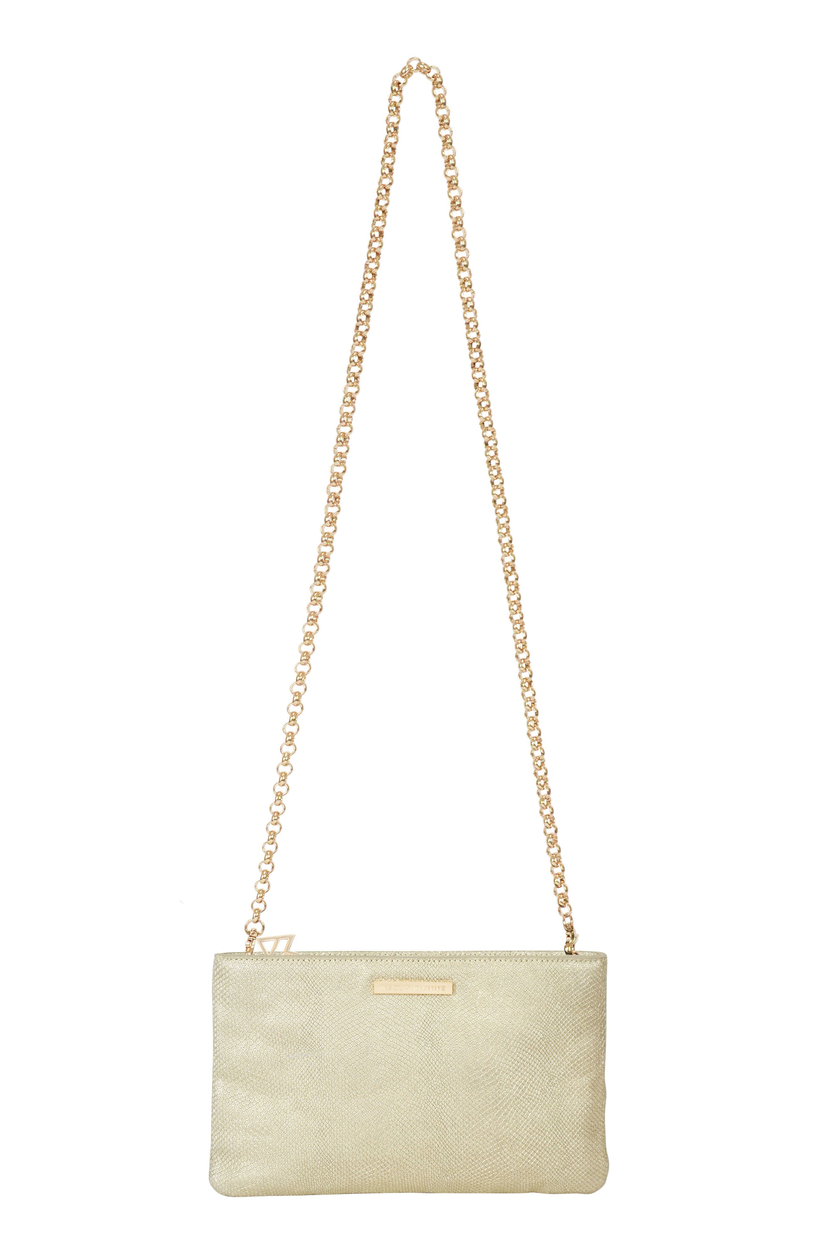 Risky Biz Convertible Leather Wristlet, Alternate, color, ANNIVERSARY GOLD