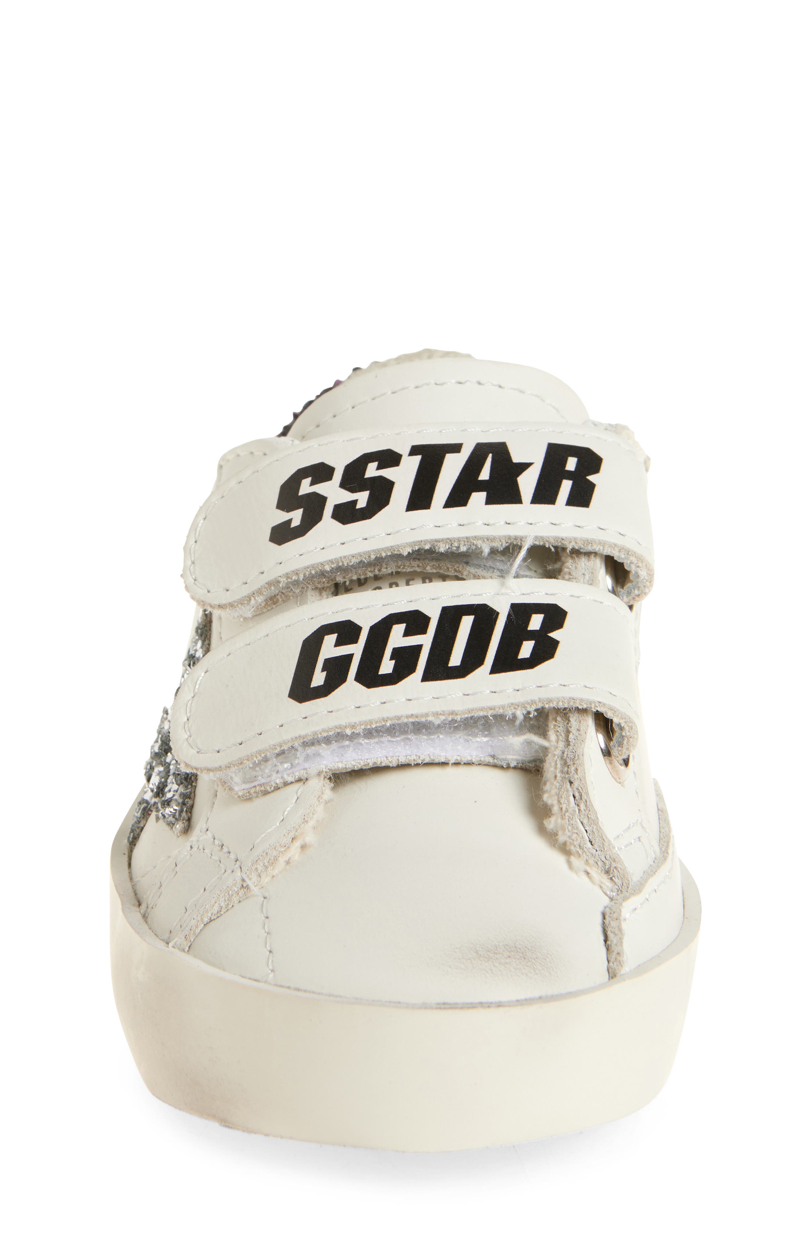 Golden Goose Kids' Old School Classic Sneaker, Alternate, color, White/ Silver/ Brown