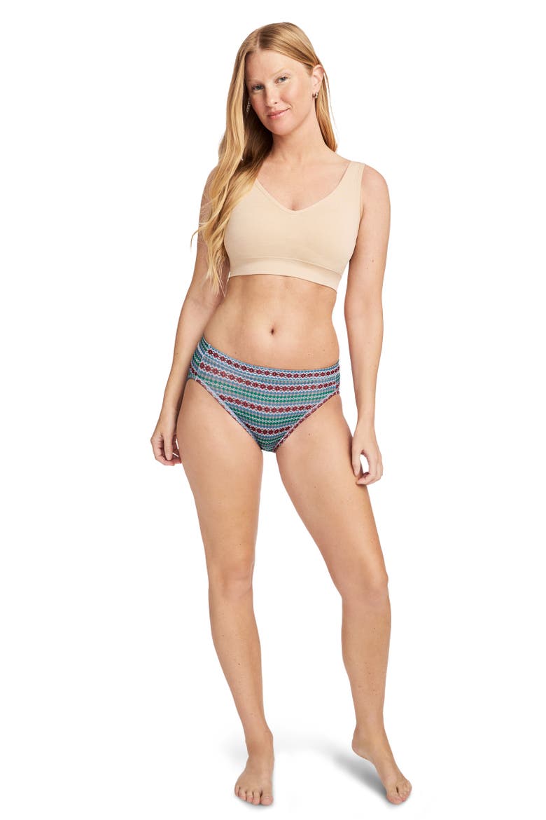 Women's Cotton Stretch Brief, Alternate, color, Finn Fair Isle