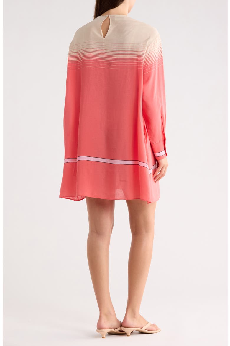 Ombré Dress, Alternate, color, CORAL