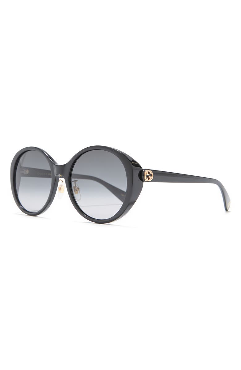 Gucci 56mm Round Sunglasses, Alternate, color,
