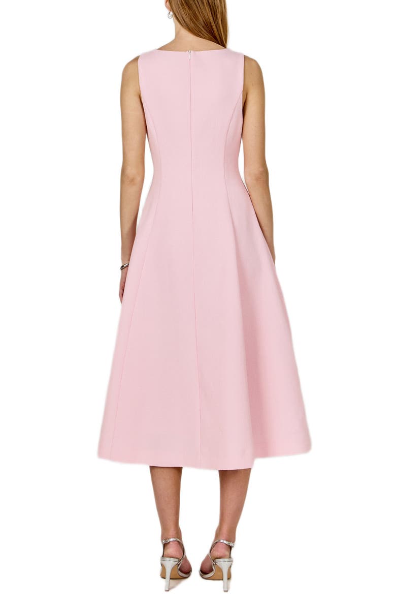 Endless Rose Sleeveless Tweed Midi Dress, Alternate, color, Pink