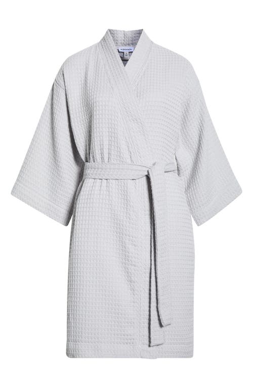 Nordstrom Everyday Waffle Robe In Gray