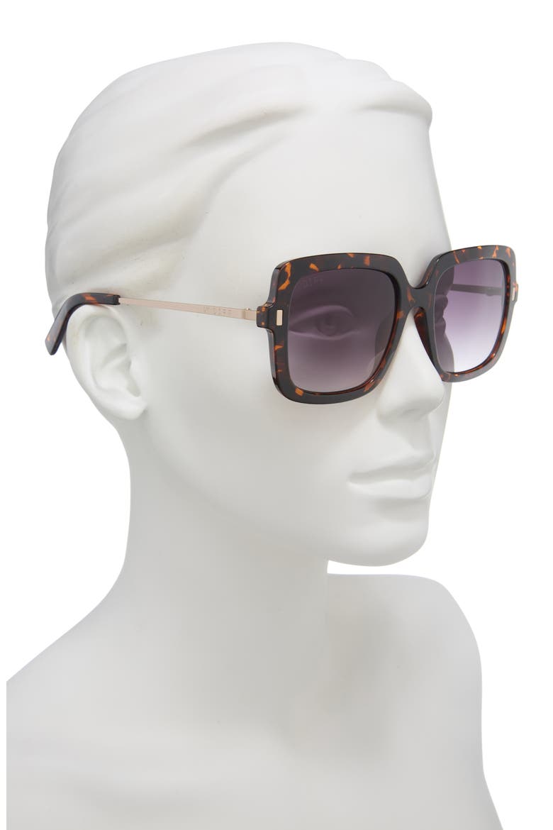 54mm Square Sunglasses, Alternate, color, DARK TORTOISE GREY GRADIENT