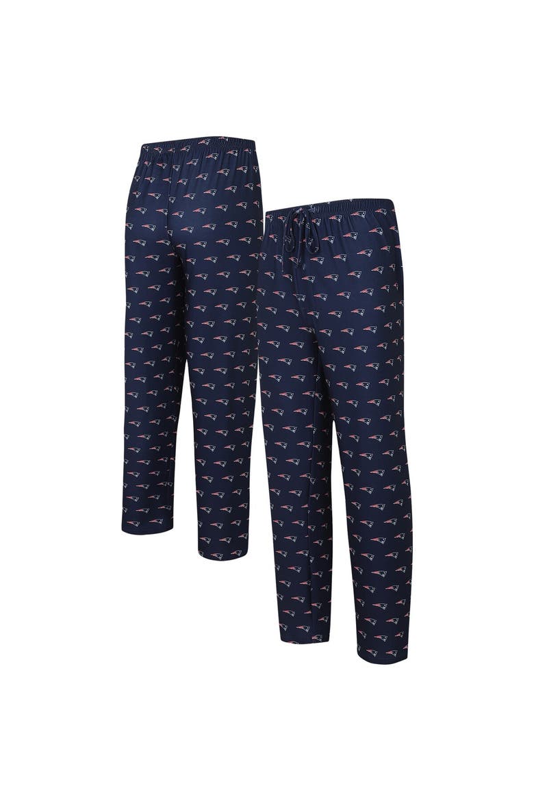 Men's Concepts Sport Navy New England Patriots Gauge Allover Print Knit Pants, Main, color, Navy