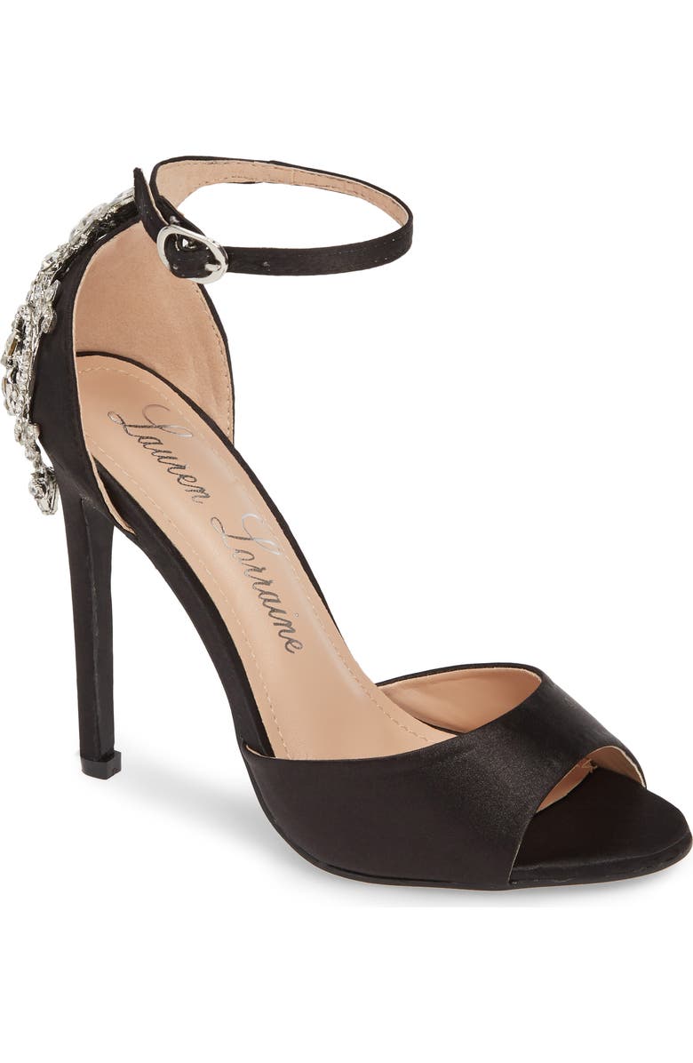 Lauren Lorraine Halsey Crystal Embellished Sandal, Main, color,