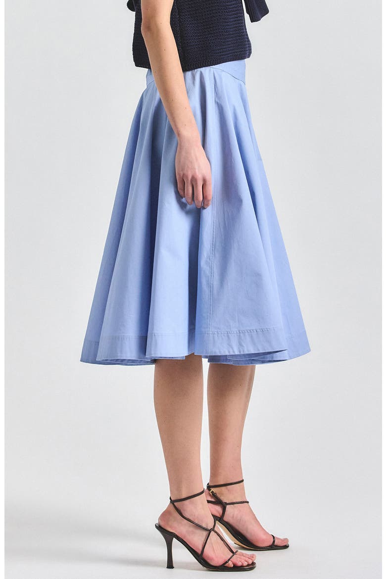 Sage Wrap Skirt, Alternate, color, LIGHT BLUE