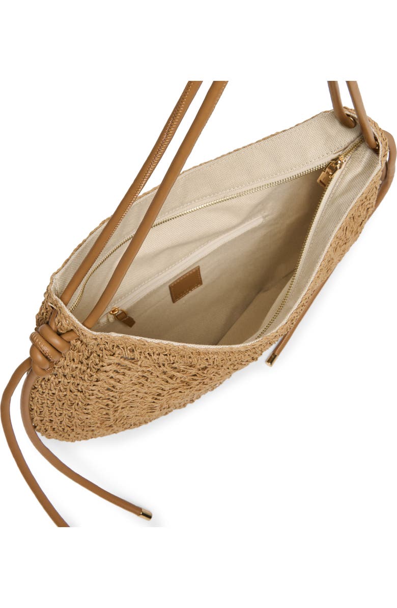 Dolce Vita Freya Raffia Shoulder Bag, Alternate, color, Natural