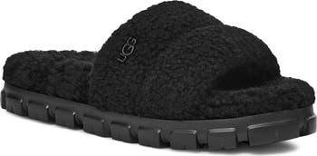 UGG® Cozetta Curly Genuine Shearling Slide Slipper (Women