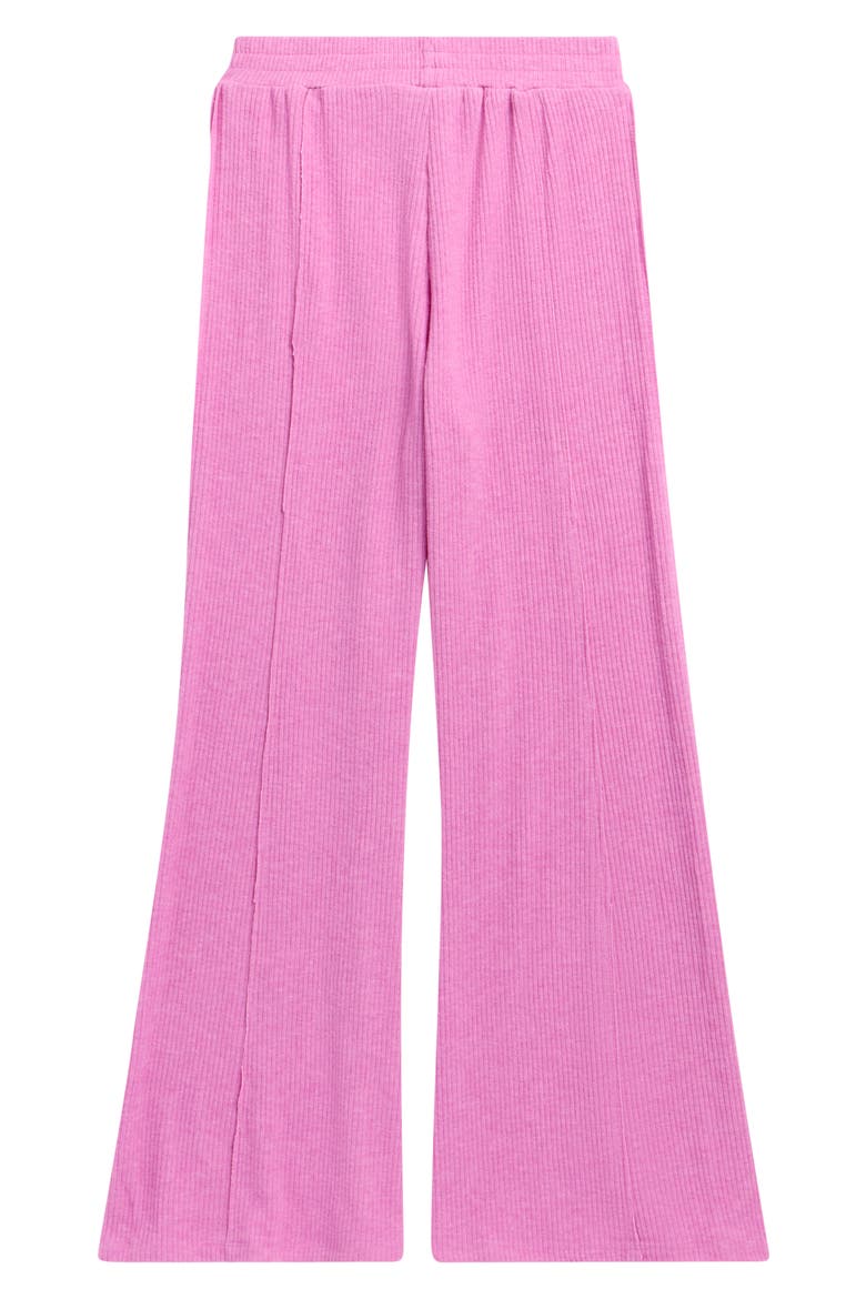 Kids' Hacci Wide Leg Pants, Alternate, color, ORCHID HEATHER