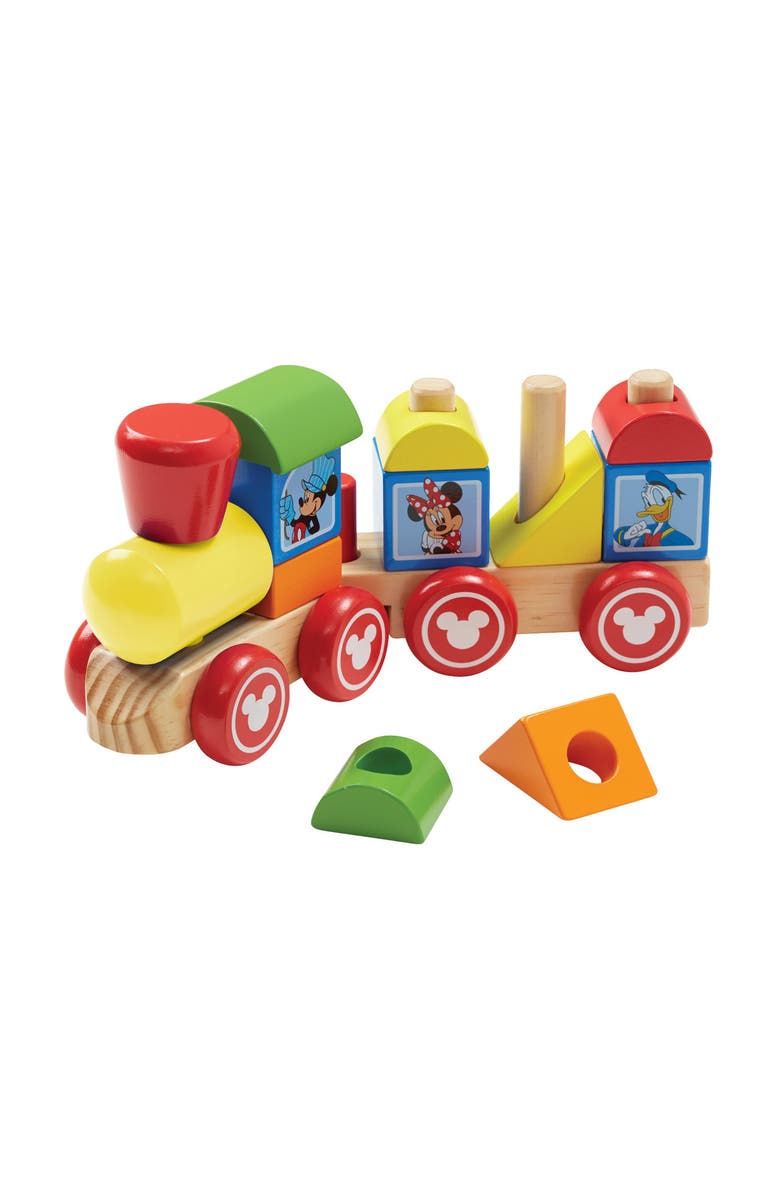 Melissa & Doug Disney's Mickey Mouse & Friends Wooden Stacking Train, Alternate, color, 