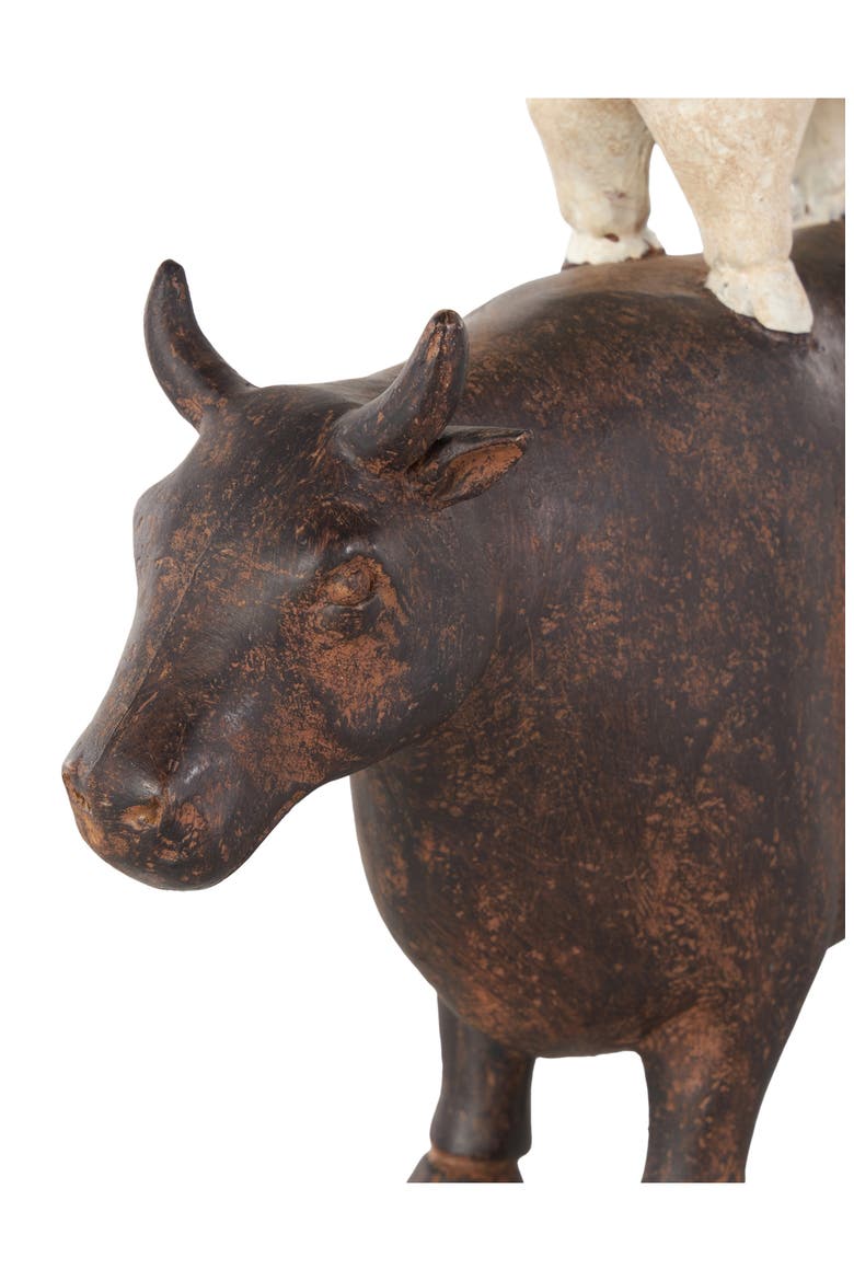 Farm Animal Sculpture, Alternate, color, BROWN MULTI
