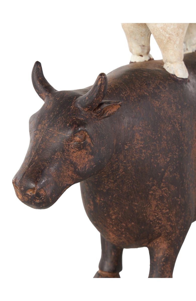 UMA Farm Animal Sculpture, Alternate, color, Brown Multi