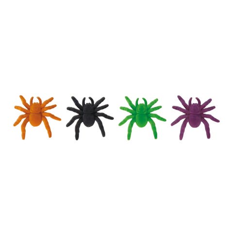 Flocked Spider In Box Figurines Assortment of 12