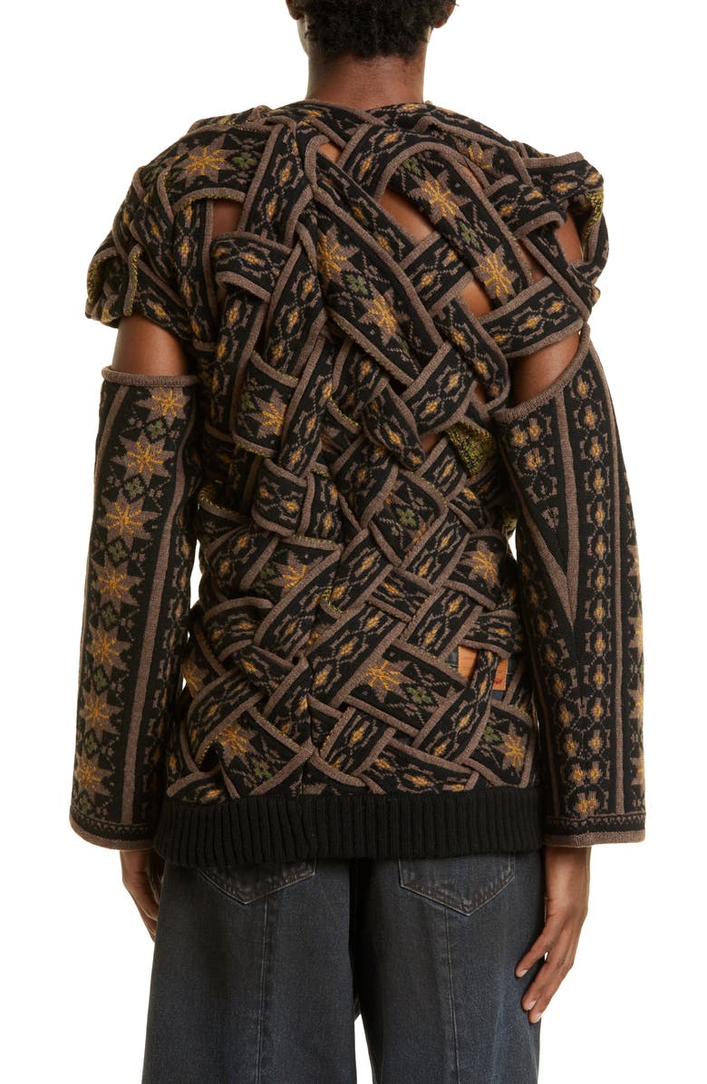 Y/Project Braided Norwegian Sweater, Alternate, color, 