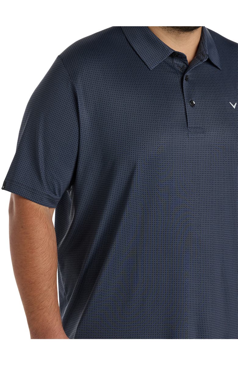 Callaway Big & Tall Foulard Polo Shirt, Alternate, color, 