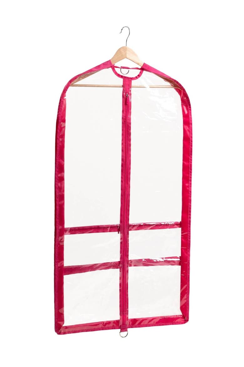 On The Go Garment Bag, Main, color, dark pink