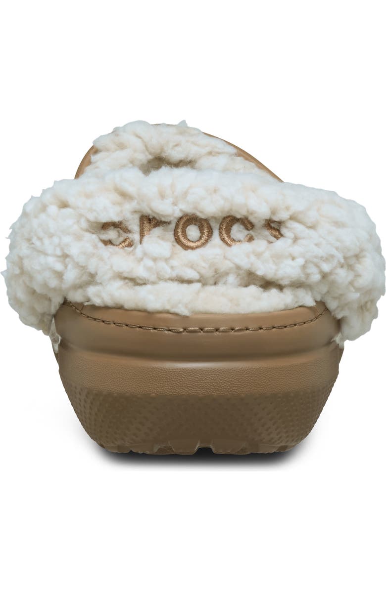 CROCS Classic Fleece Lined Clog, Alternate, color, Sepia